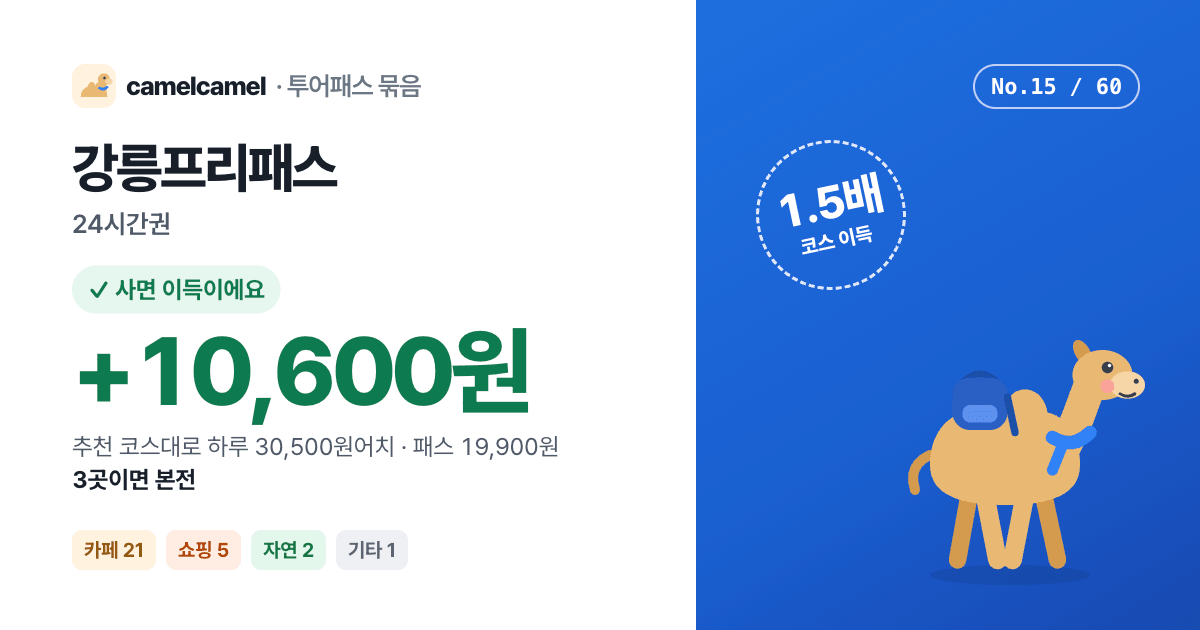 강릉프리패스 링크 미리보기 이미지