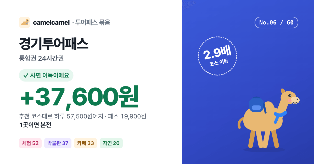 경기투어패스 링크 미리보기 이미지