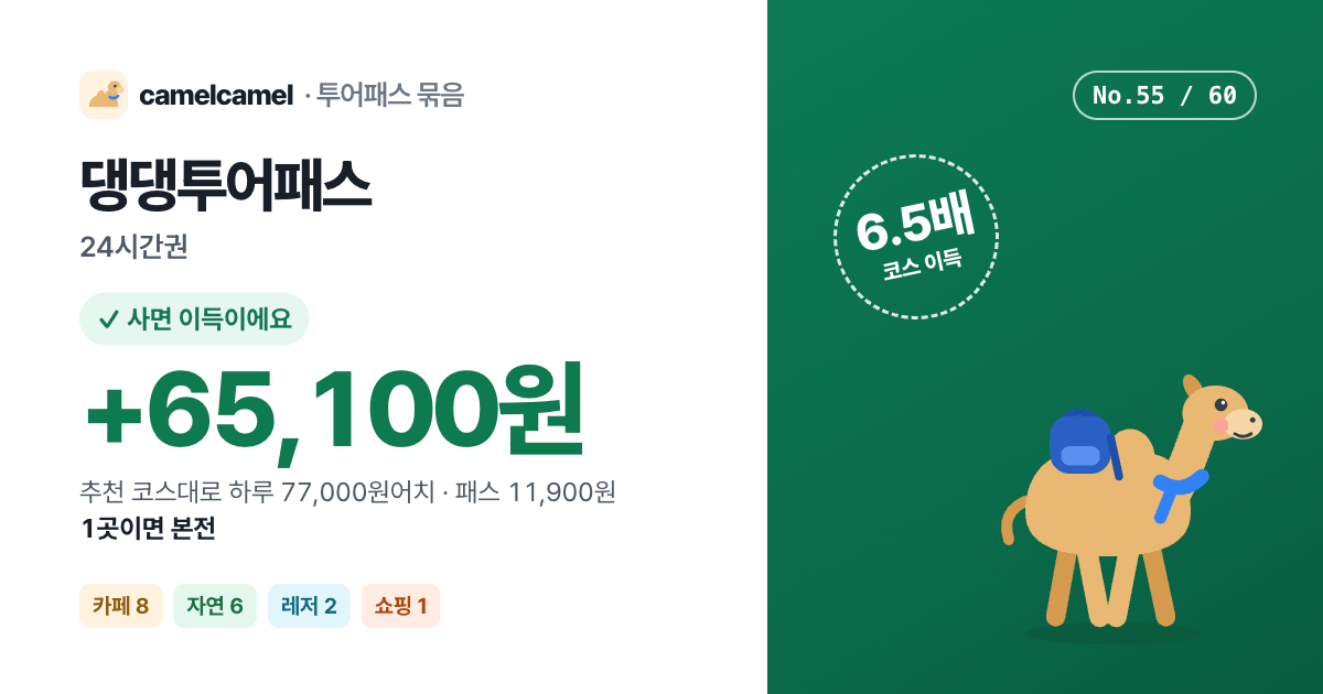 댕댕투어패스 링크 미리보기 이미지