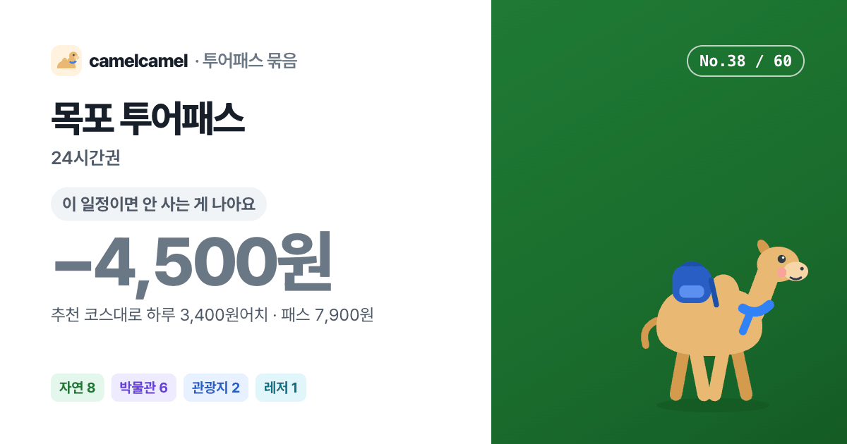 목포 투어패스 링크 미리보기 이미지